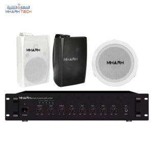 طقم نظام صوتي تجاري متكامل بسماعات سقف وجدارية XT10