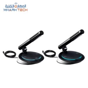 نظام ميكروفونات مؤتمرات رقمي سلكي (رئيس/عضو) مع تتبع الكاميرا والتصويت