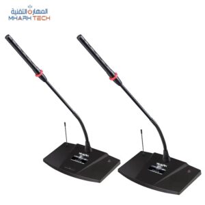 نظام ميكروفونات مؤتمرات لاسلكي مشفر متعدد القنوات (رئيس/عضو)