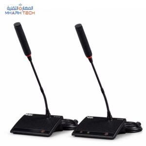 نظام مؤتمرات رقمي سلكي بتتبع الكاميرا والتصويت (رئيس/عضو)