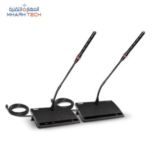 ميكروفون مؤتمرات برقبة مرنة منخفض الضوضاء بسماعة وزر لمس 18B