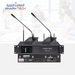 ميكروفون مؤتمرات لاسلكي رقمي برقبة مرنة